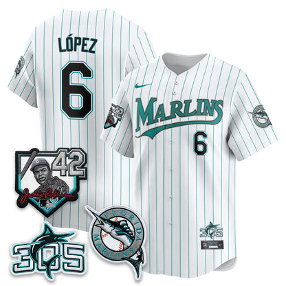MIA 2026 Throwback Jackie Robinson New Era Vapor Limited Jersey - All Stitched