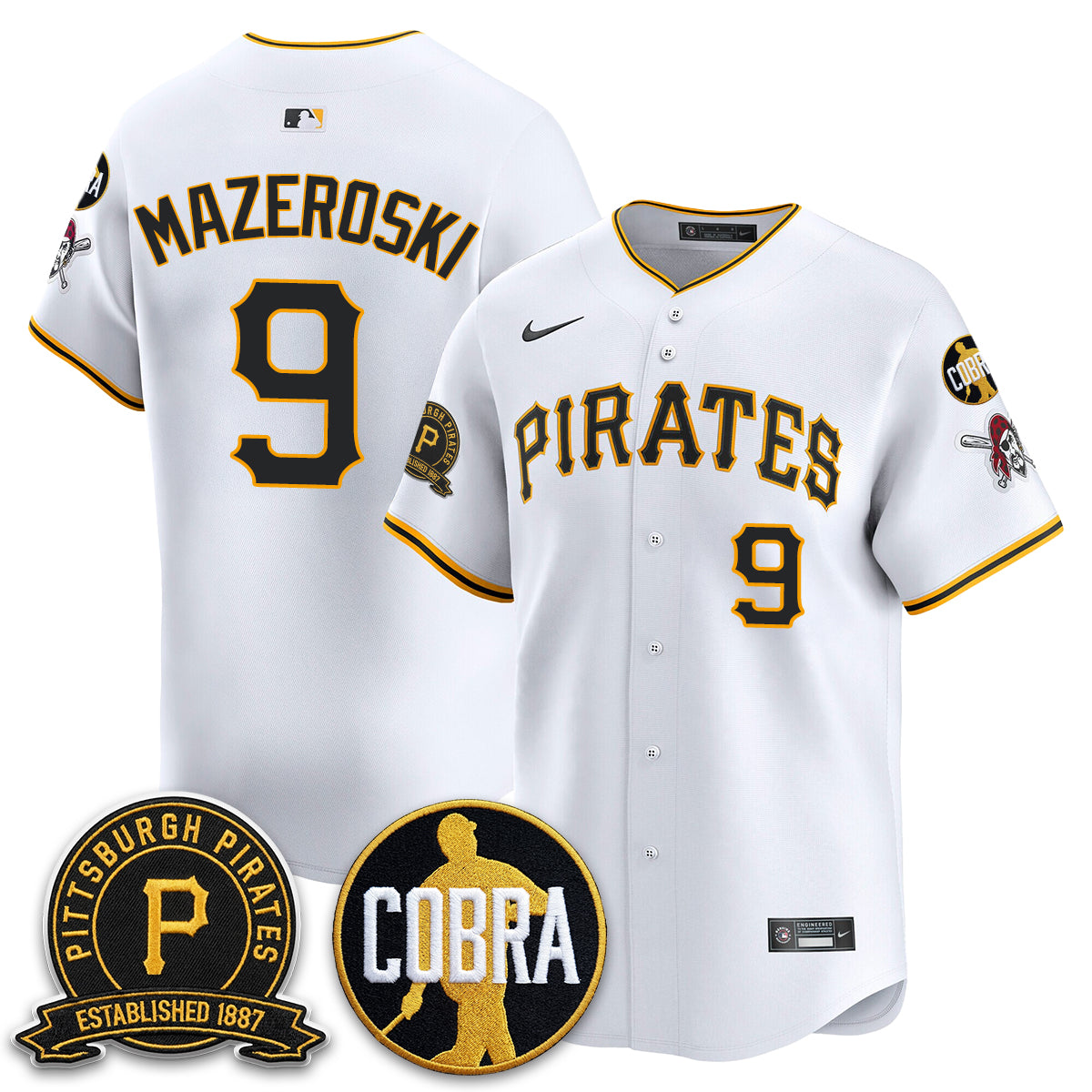 PIT Vapor Limited Jersey - Cobra & Est 1887 Patch - All Stitched