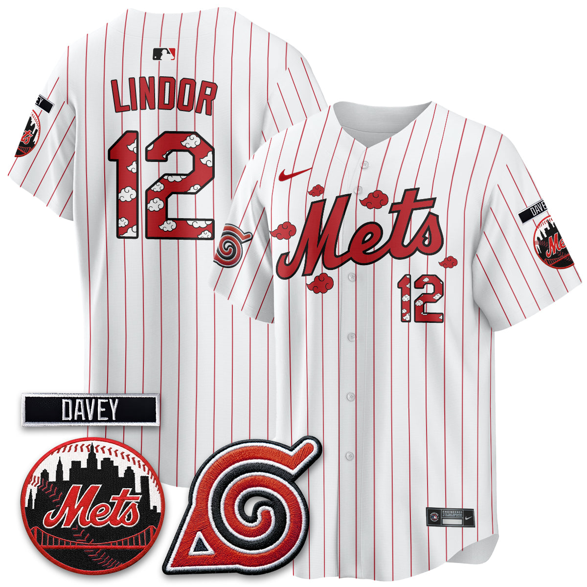 NYM x Naruto Nights 2026 Vapor Limited  Black Jersey - All Stitched