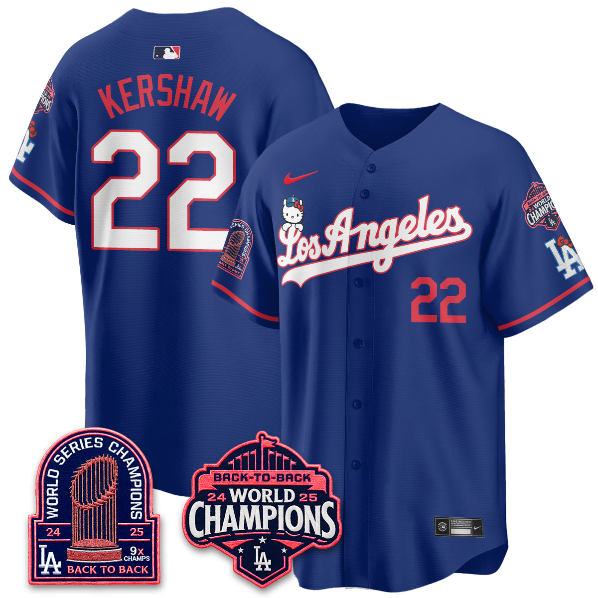 LAD x Hello Kitty Night 2026 Vapor Pink Jersey - All Stitched - V2