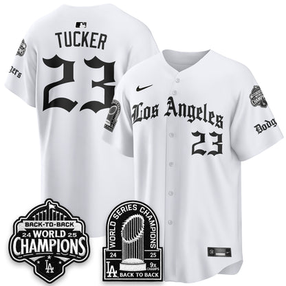 LAD WS Champions Back 2 Back Patch Vapor Premier Limited Gothic Edition Jersey - All Stitched