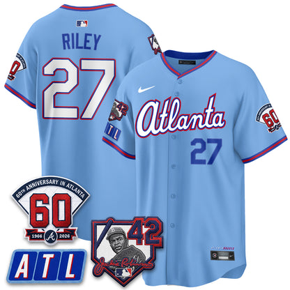 ATL 2026 Jackie Robinson Day Vapor Limited Red Jersey - All Stitched