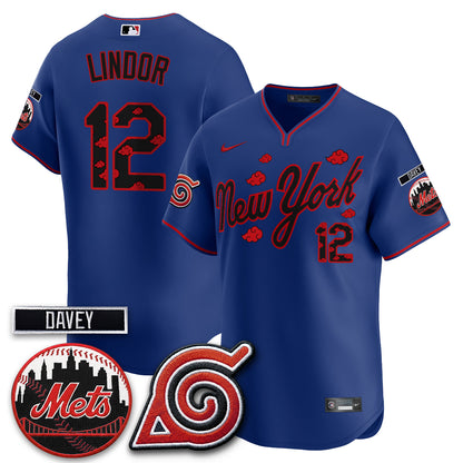 NYM x Naruto Nights 2026 Vapor Limited  Black Jersey - All Stitched