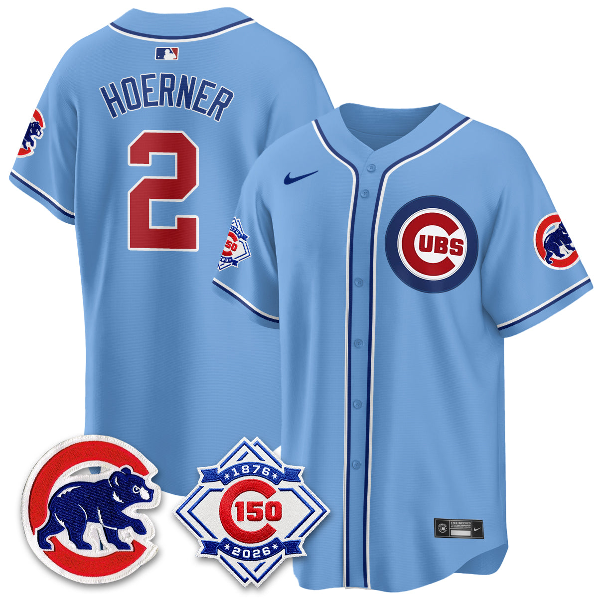 CHC 150th Anniversary Black Out Style Vapor Premier Limited Jersey - All Stitched