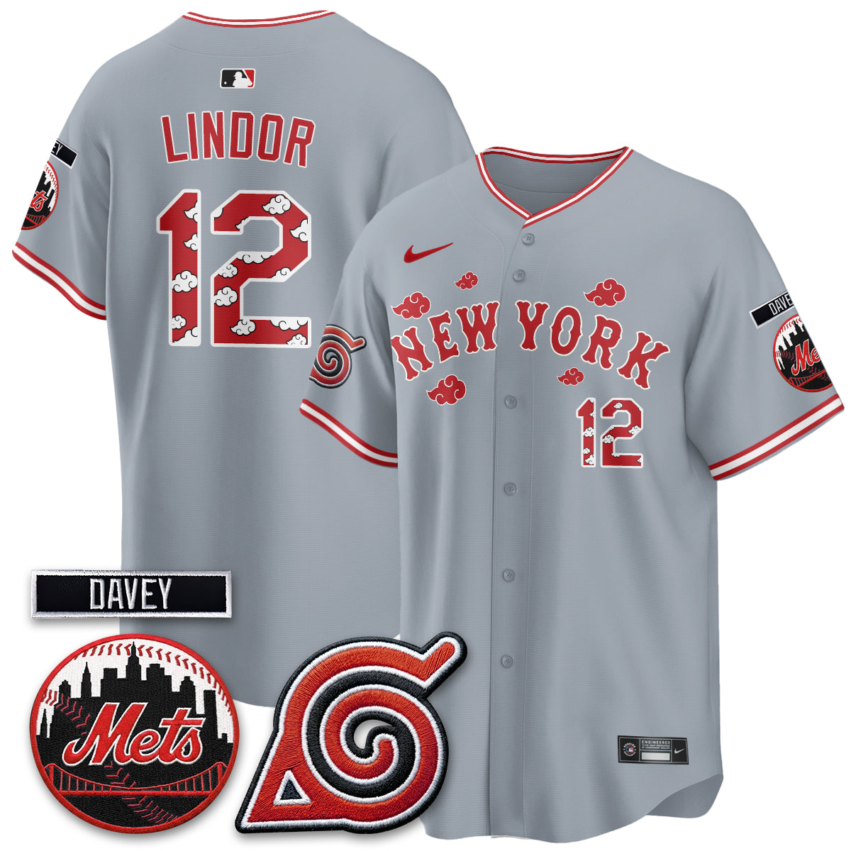 NYM x Naruto Nights 2026 Vapor Limited  Black Jersey - All Stitched