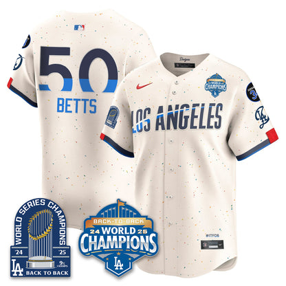LAD Alternate Gold Vapor Limited Jersey - 9x Champs - All Stitched