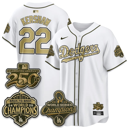 LAD Military Appreciation Game Day Jersey -All Stitched