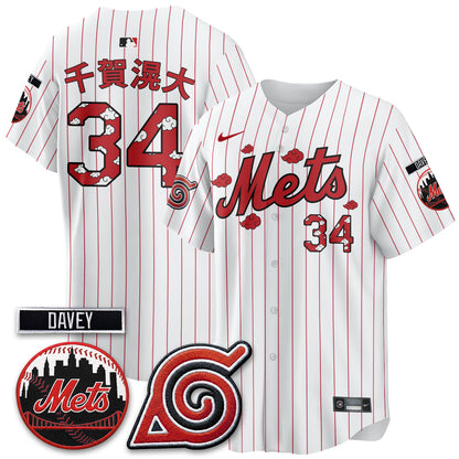 NYM x Naruto Nights 2026 Vapor Limited  Black Jersey - All Stitched