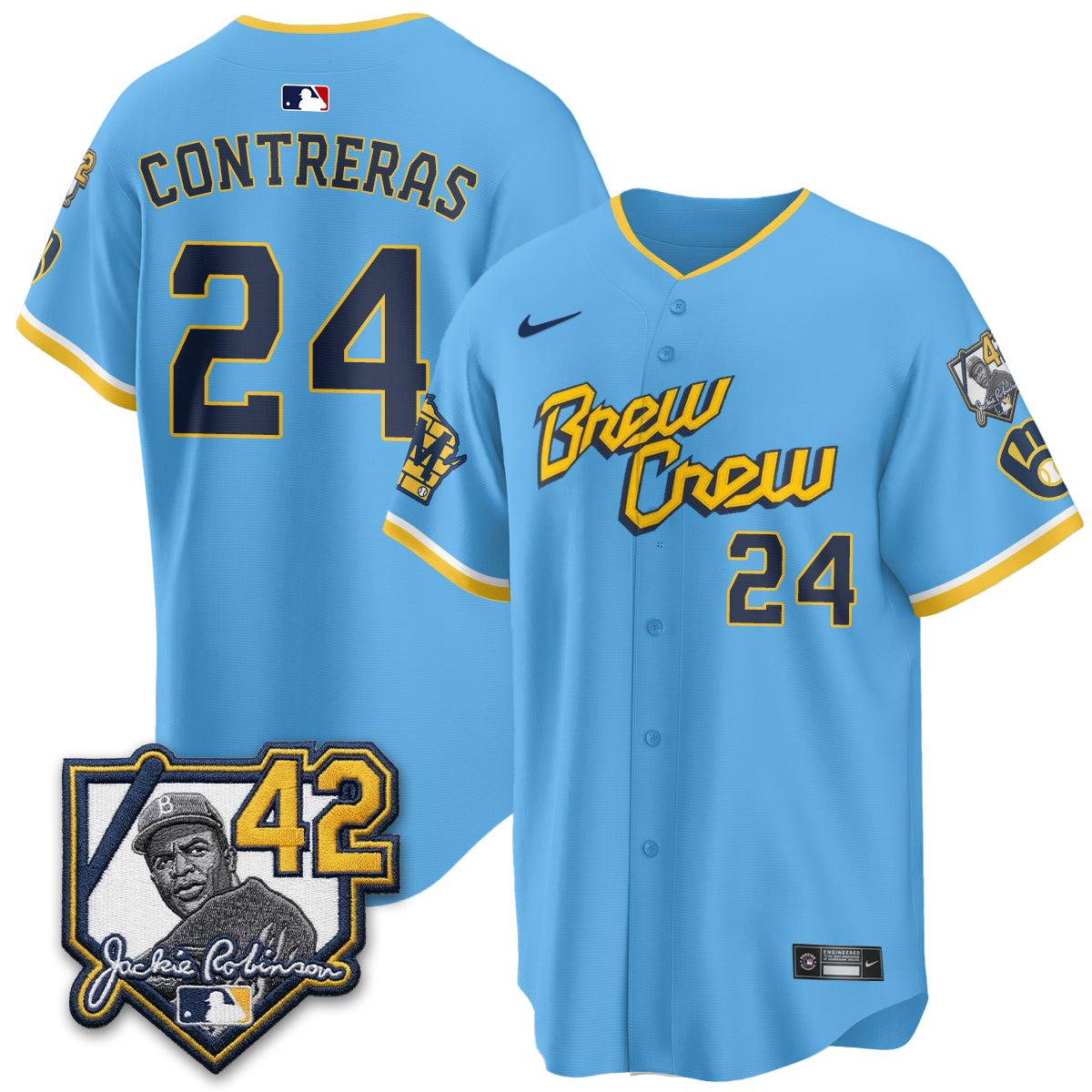 MIL 2026 Jackie Robinson Patch Vapor Limited Jersey - All Stitched