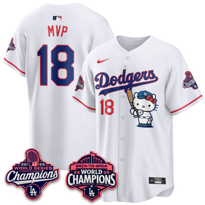 LAD x Hello Kitty Night 2026 Vapor Pink Jersey - All Stitched
