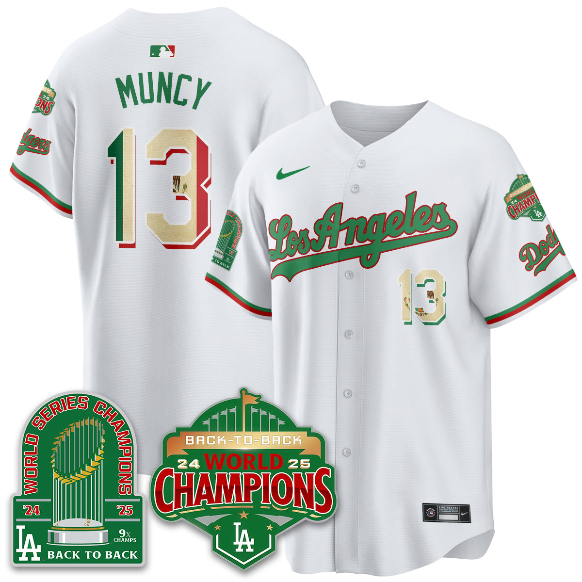 LAD Mexico Vapor Limited Jersey - 9x & B2B Champs - All Stitched