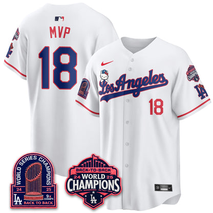 LAD x Hello Kitty Night 2026 Vapor Pink Jersey - All Stitched - V2