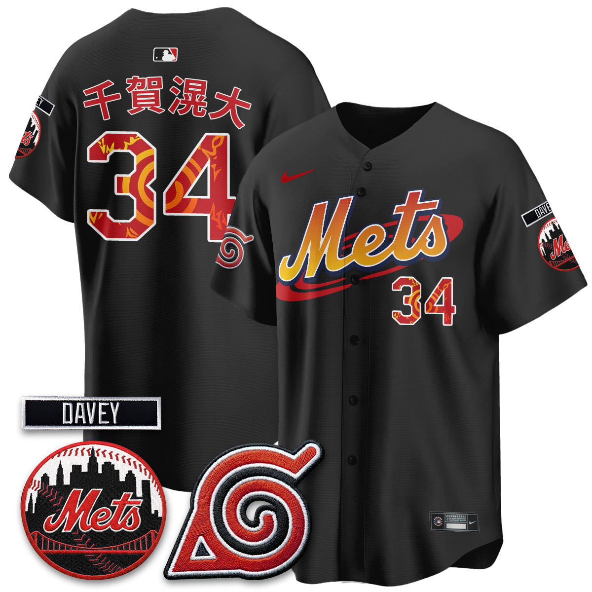 NYM x Naruto Nights 2026 Vapor Limited Jersey - All Stitched V3