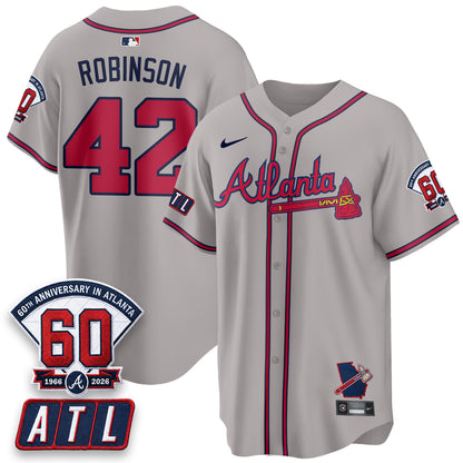 ATL 2026 60th Anniversary Vapor Limited Red Jersey - All Stitched