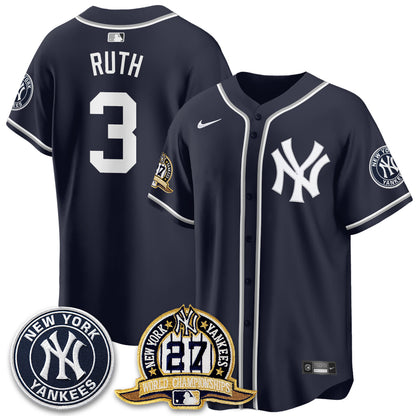 NYY 2026 Black Out Style Vapor Limited Jersey - All Stitched