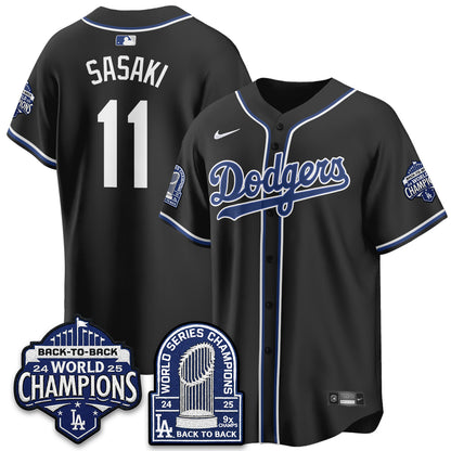 LAD 2026 Black Out Style Vapor Limited Jersey - B2B Champs - All Stitched
