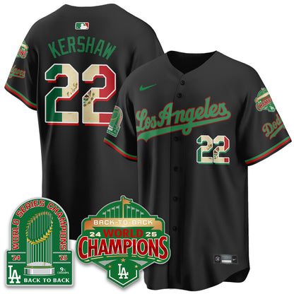 LAD Mexico Vapor Limited Jersey - 9x & B2B Champs - All Stitched