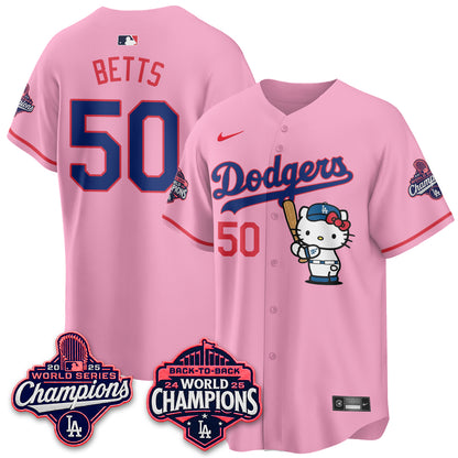 LAD x Hello Kitty Night 2026 Vapor Pink Jersey - All Stitched