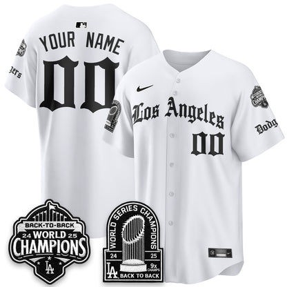 LAD WS Champions Back 2 Back Patch Vapor Premier Limited Gothic Edition Custom Jersey - All Stitched