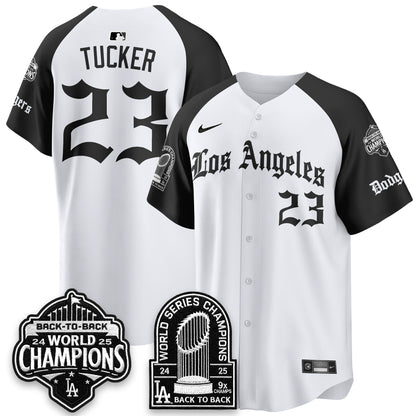 LAD WS Champions Back 2 Back Patch Vapor Premier Limited Gothic Edition Jersey - All Stitched