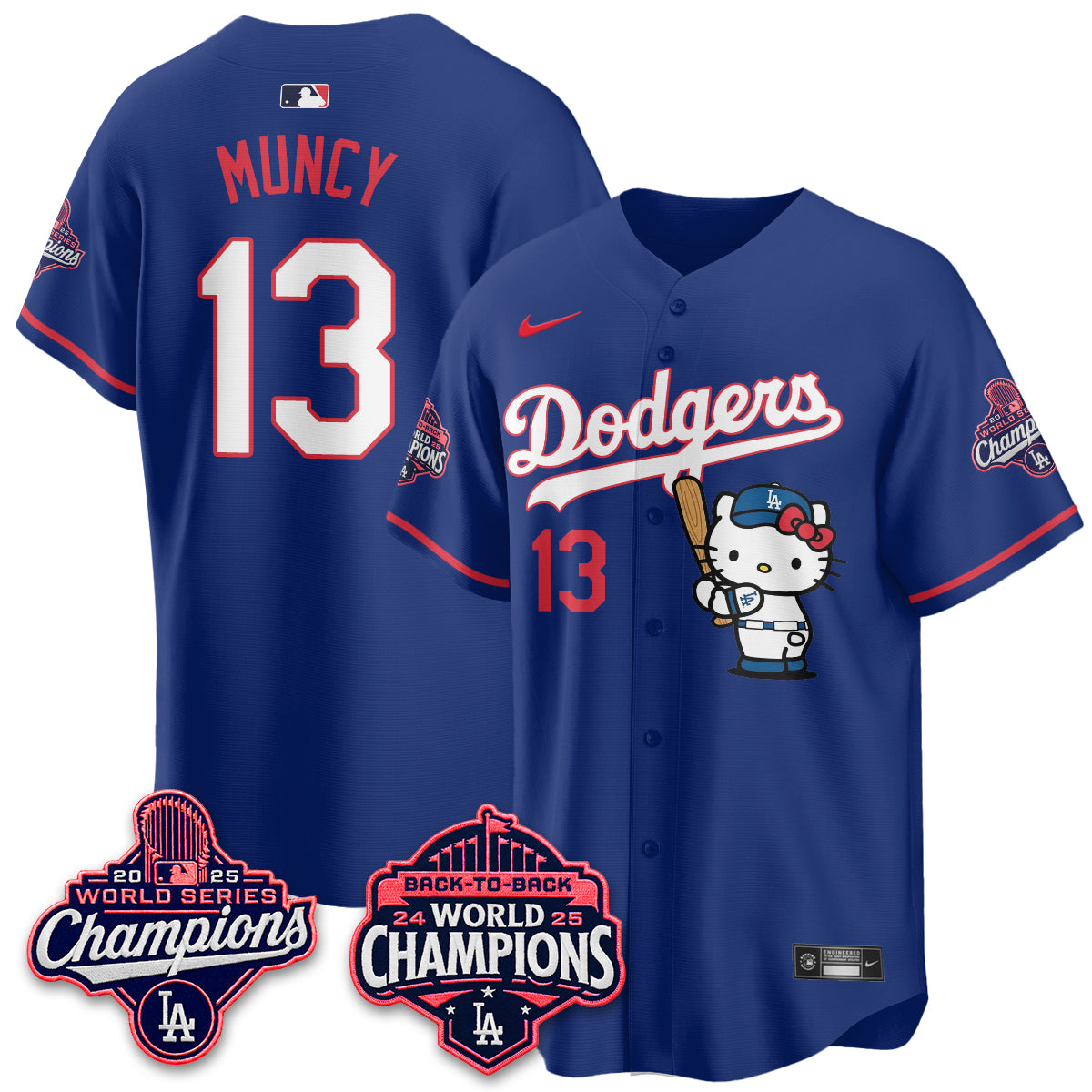 LAD x Hello Kitty Night 2026 Vapor Pink Jersey - All Stitched