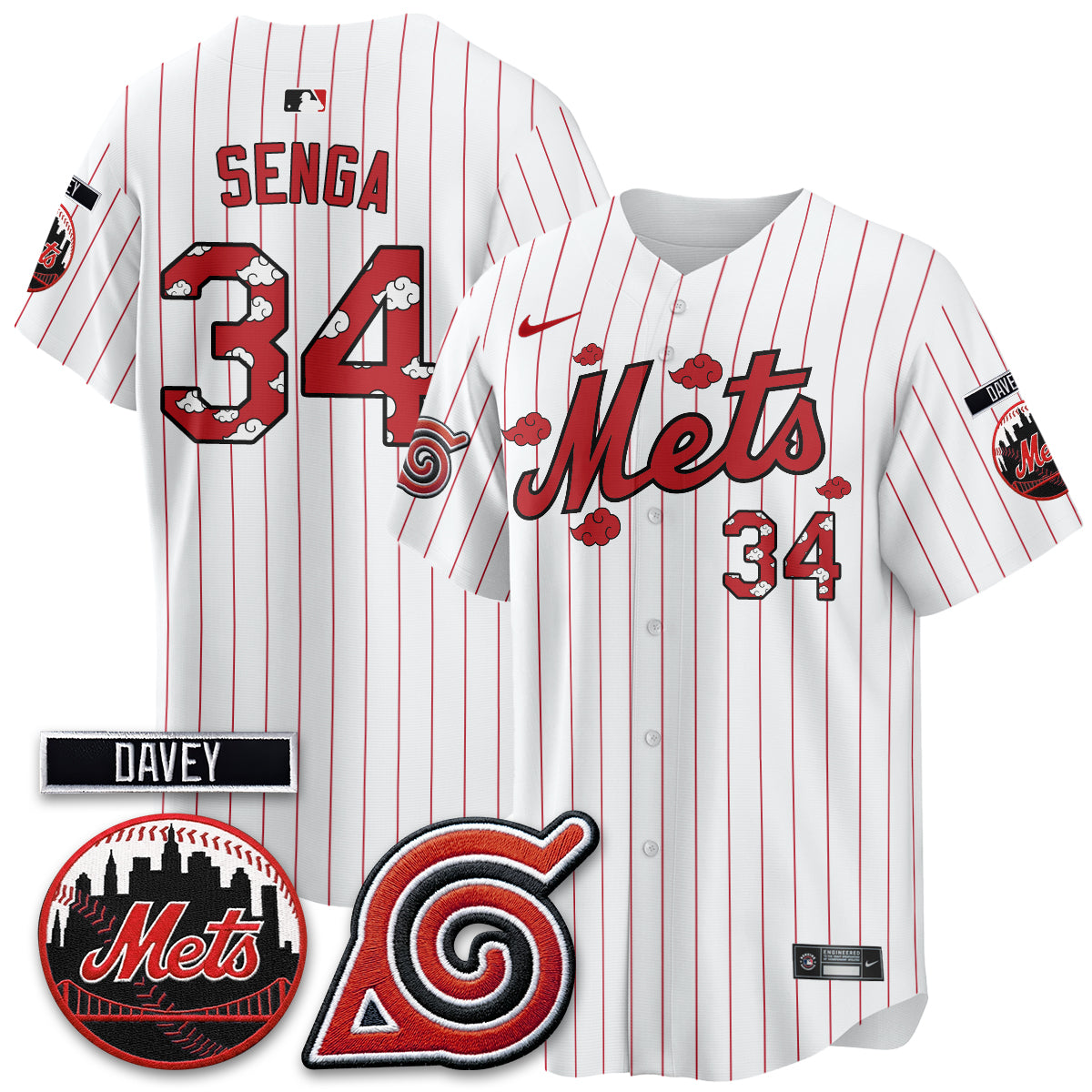 NYM x Naruto Nights 2026 Vapor Limited  Black Jersey - All Stitched