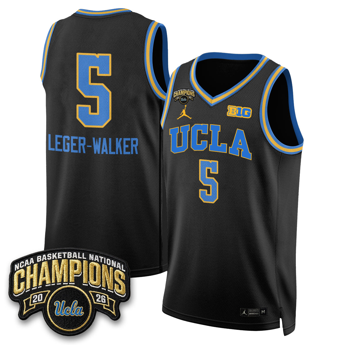 UCLA Women's Basketball Champion 2026 Limited Jersey -  All Stitched
