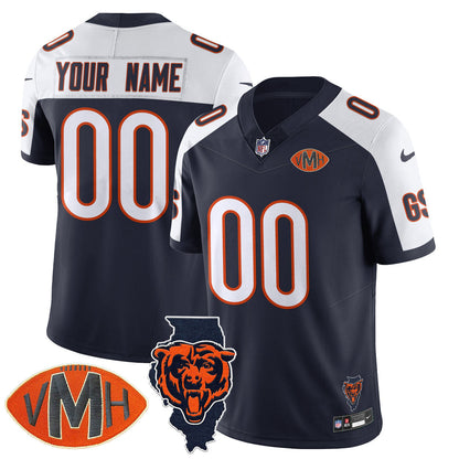 Chicago Bears Honor Virginia Halas McCaskey Custom Jersey - All Stitched