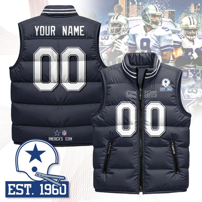 Dallas Cowboys Unisex Puffer Vest