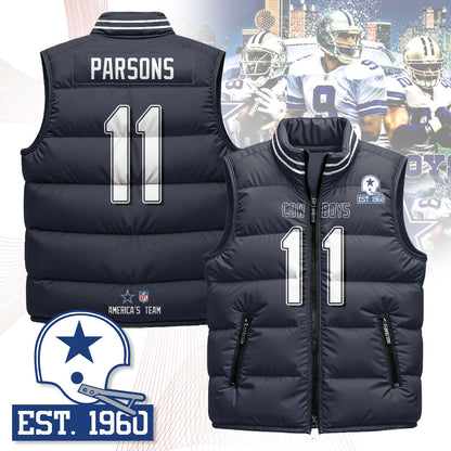 Dallas Cowboys Unisex Puffer VestPlayer