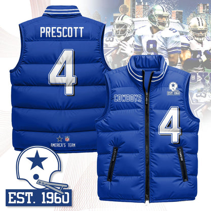 Dallas Cowboys Unisex Puffer Vest