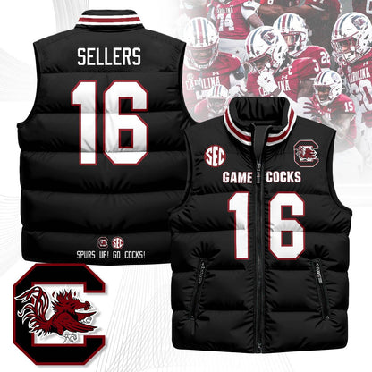 South Carolina Gamecocks Unisex Puffer Vest