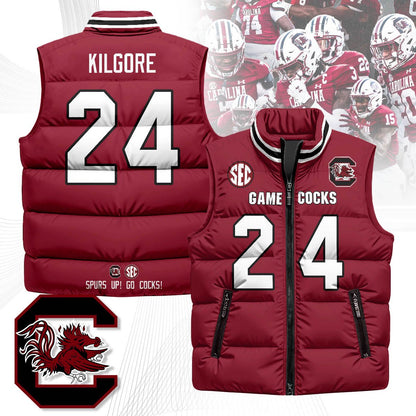 South Carolina Gamecocks Unisex Puffer Vest
