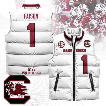 South Carolina Gamecocks Unisex Puffer Vest