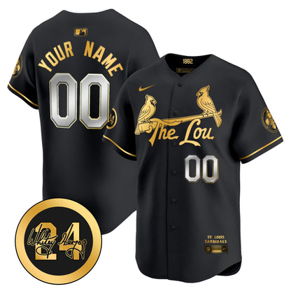 St. Louis Cardinals 2026 City Connect Whitey Herzog Patch Vapor Premier Limited Custom Jersey - All Stitched