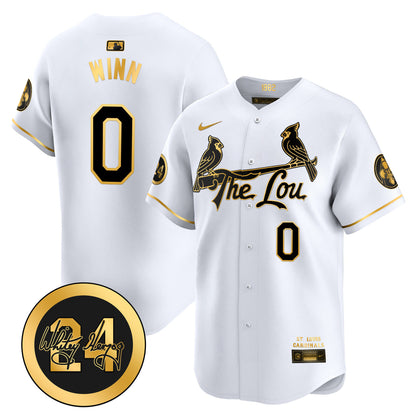 Men's St. Louis Cardinals 2026 City Connect Whitey Herzog Patch Vapor Premier Limited Jersey - All Stitched
