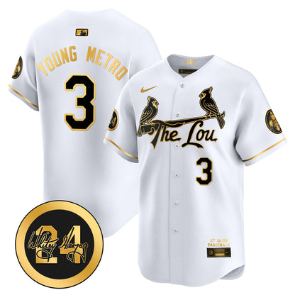 Men's St. Louis Cardinals 2026 City Connect Whitey Herzog Patch Vapor Premier Limited Jersey - All Stitched