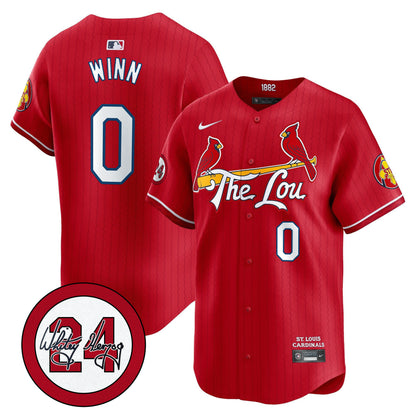 Men's St. Louis Cardinals 2026 City Connect Whitey Herzog Patch Vapor Premier Limited Jersey - All Stitched