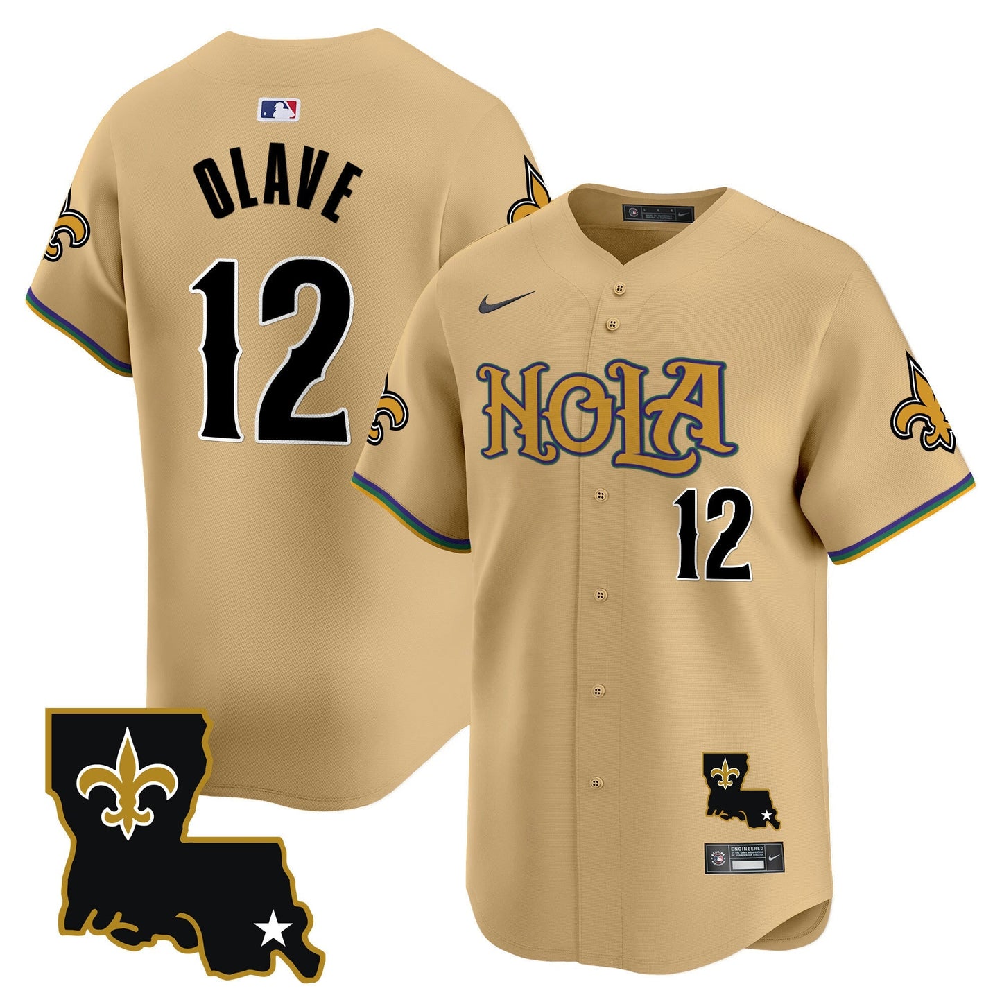 Men's Saints Vapor Premier Limited Jersey - All Stitched
