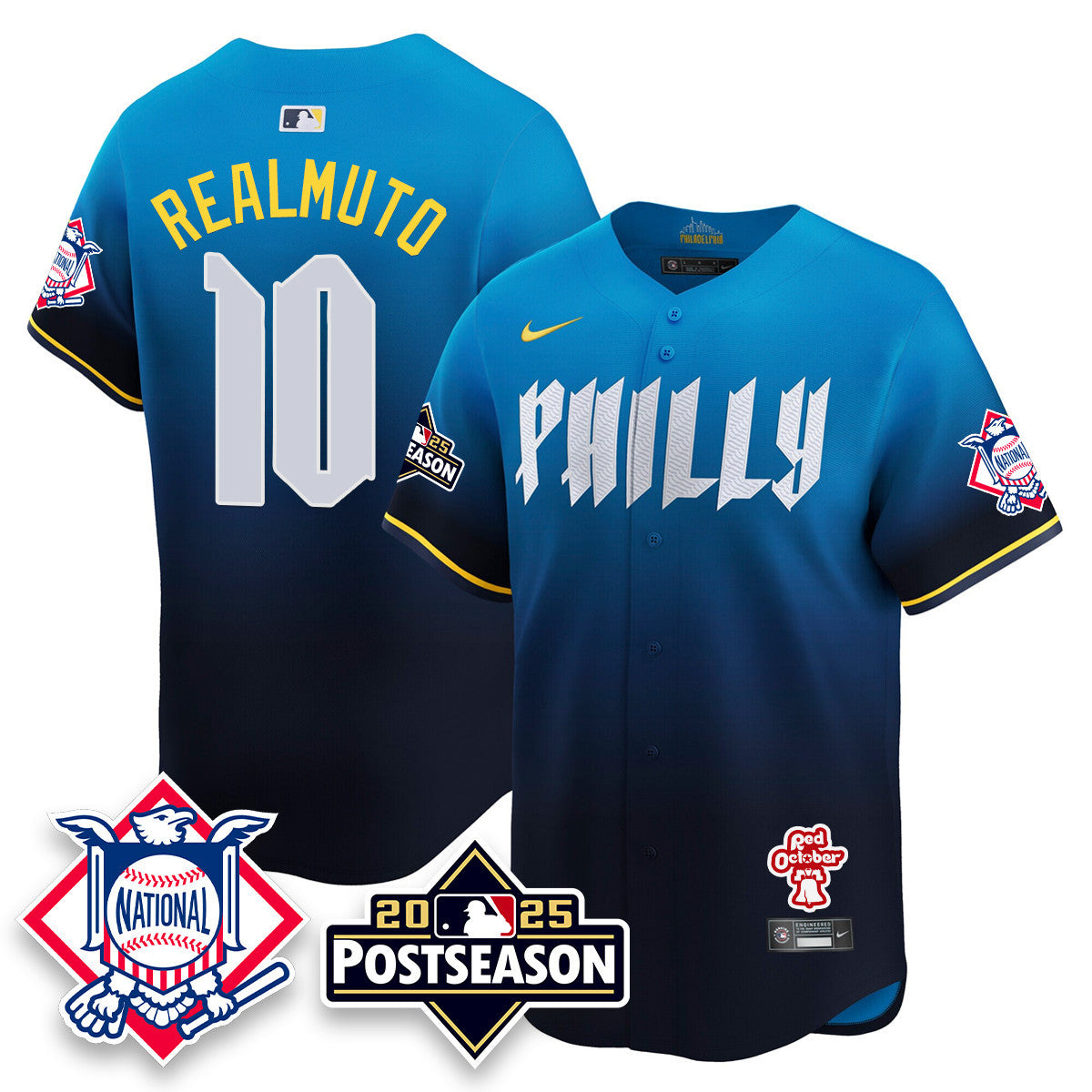 Men's Philadelphia Phillies 2025 Postseason Jersey - All Stitched