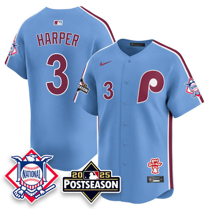 Men's Philadelphia Phillies 2025 Postseason Jersey - All Stitched