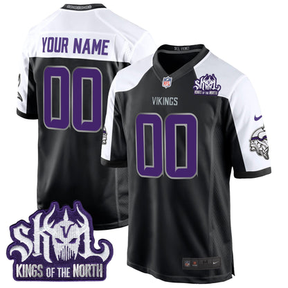 MIN 2024 Winter Warrior Skol Patch Game Custom Jersey - All Stitched