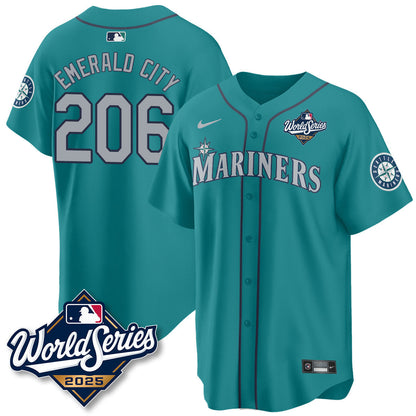Seattle Mariners 2025 World Series Jersey - All Stitched