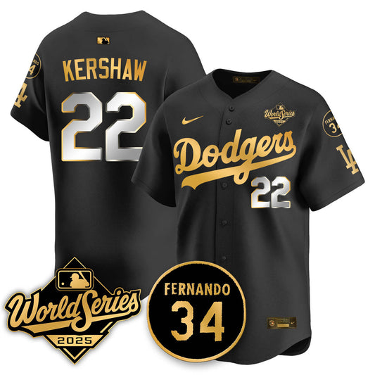 Los Angeles Dodgers 2025 National League Champions Jersey - All Stitched