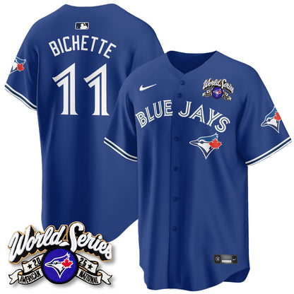 Toronto Blue Jays 2025 American League Champions Jersey - All Stitched