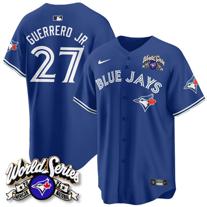 Toronto Blue Jays 2025 American League Champions Jersey - All Stitched