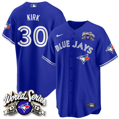 Toronto Blue Jays 2025 American League Champions Jersey - All Stitched