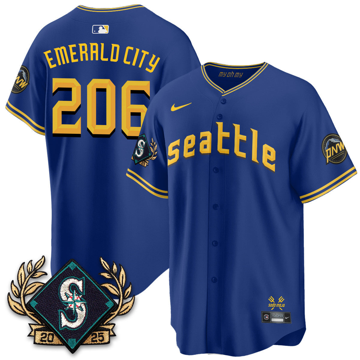 Seattle Mariners 2025 Series Jersey - All Stitched