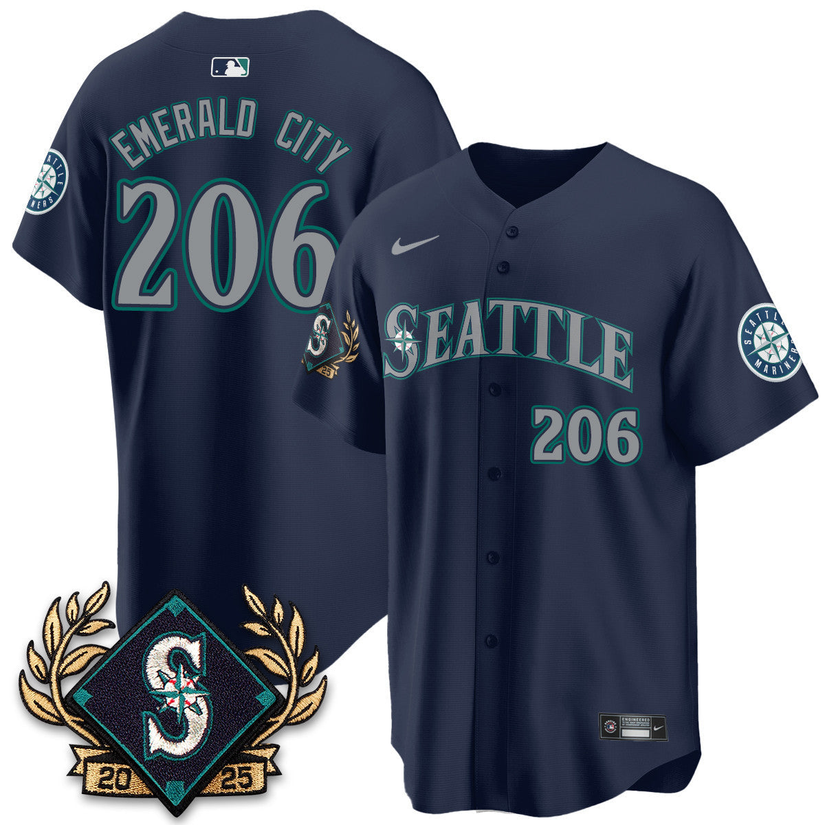 Seattle Mariners 2025 Series Jersey - All Stitched