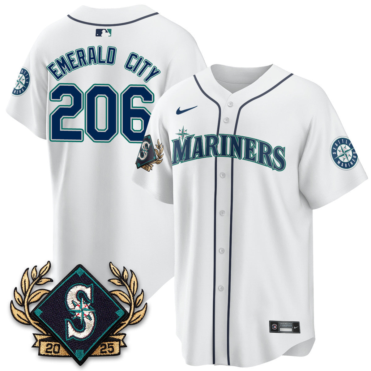 Seattle Mariners 2025 Series Jersey - All Stitched